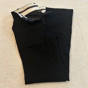 Louis Vuitton Black Wool Mid-Rise Pants